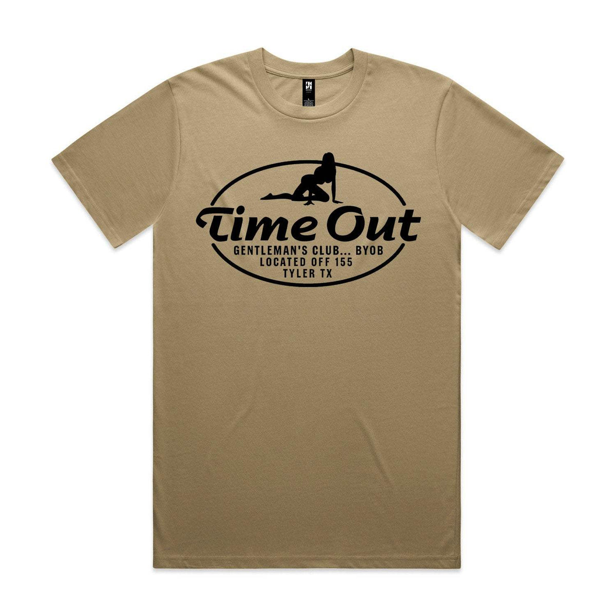 Time Out Gentleman's Club Premium Tee - Sand