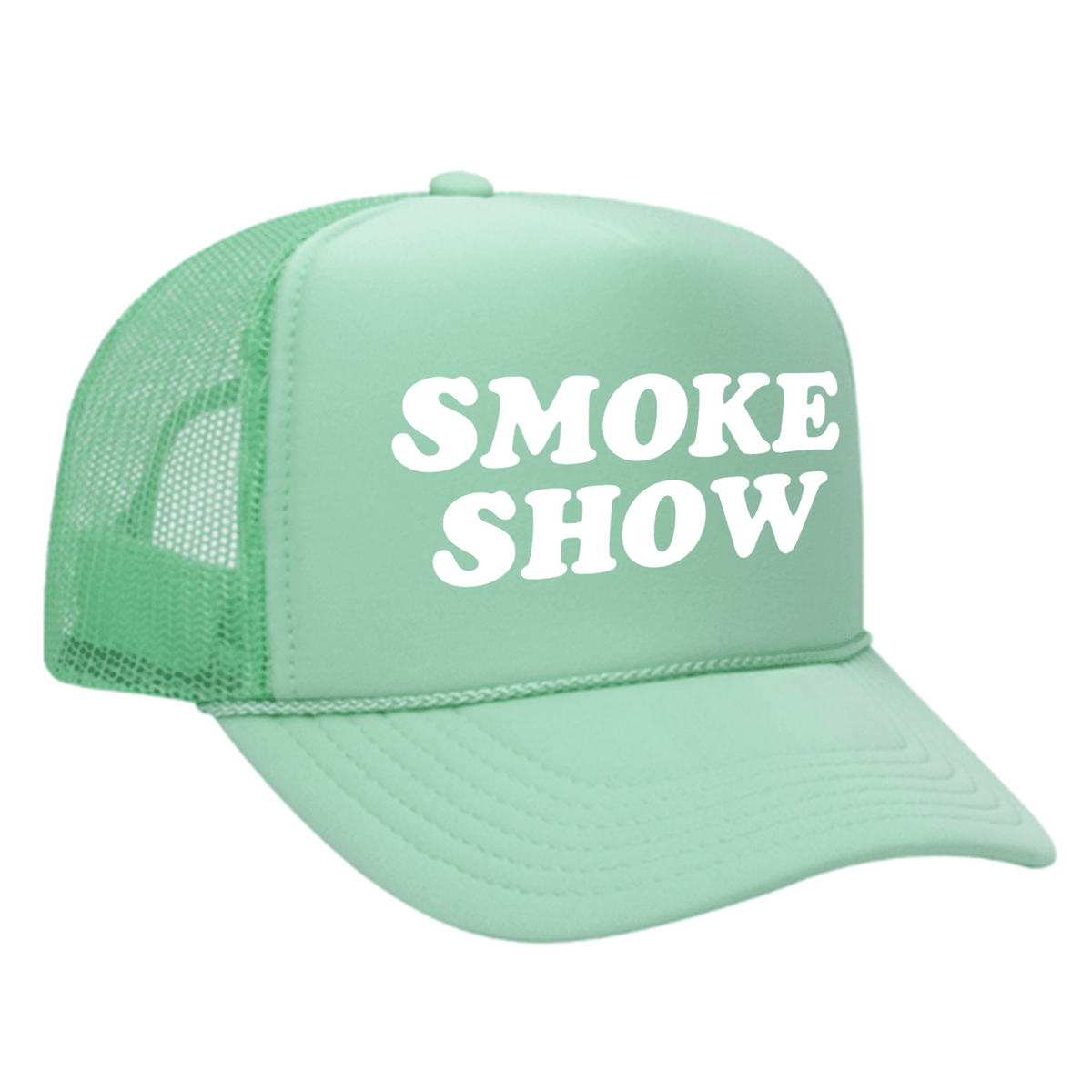 Smoke Show Foam Trucker Hat - Seafoam