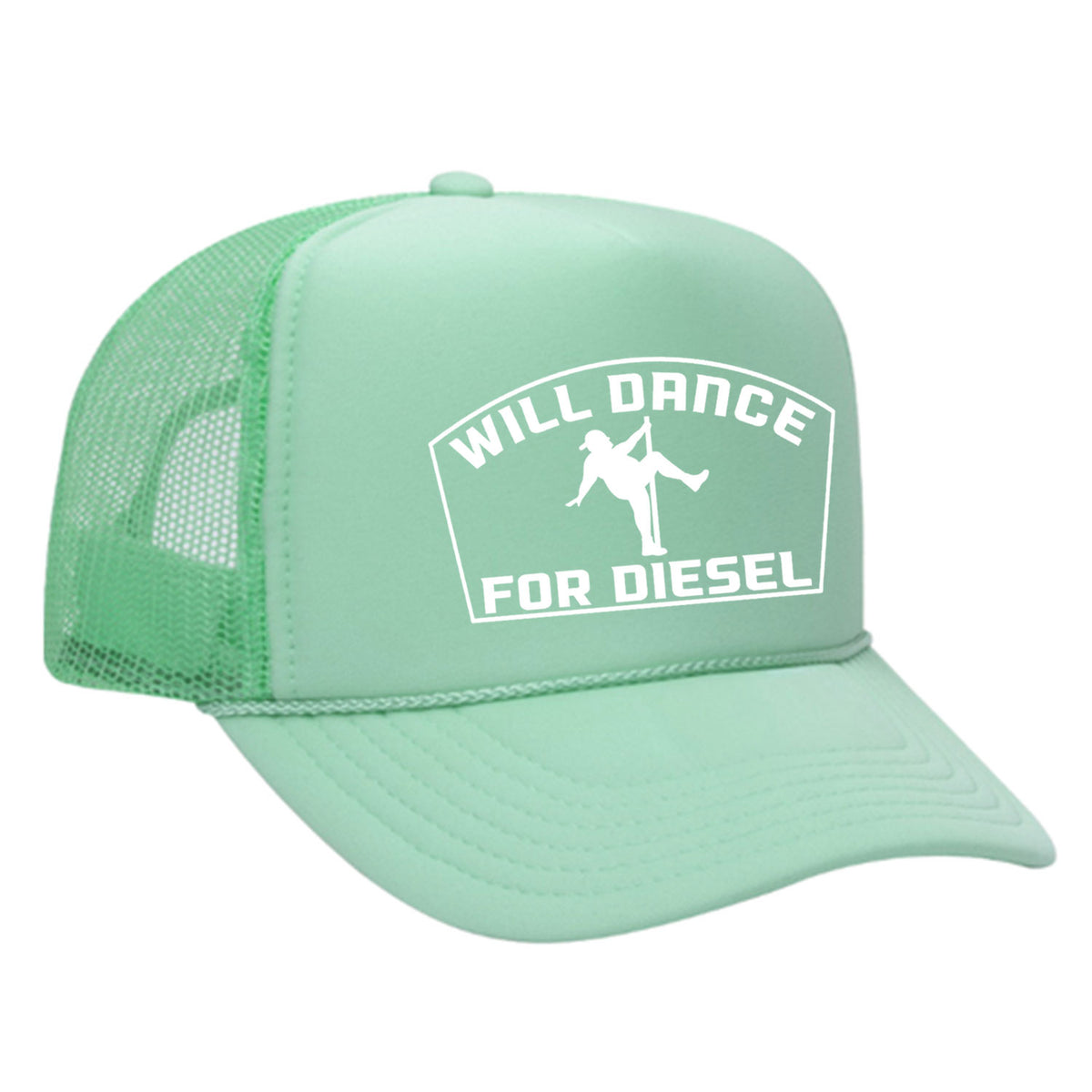 Will Dance For Diesel Foam Trucker Hat
