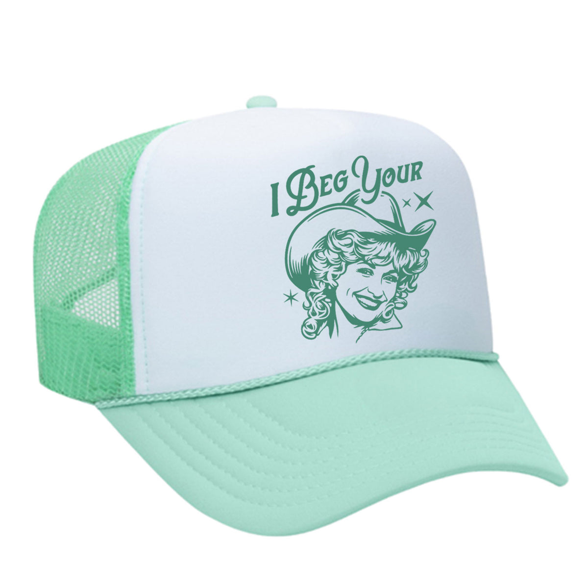 I Beg Your Parton Foam Trucker Hat