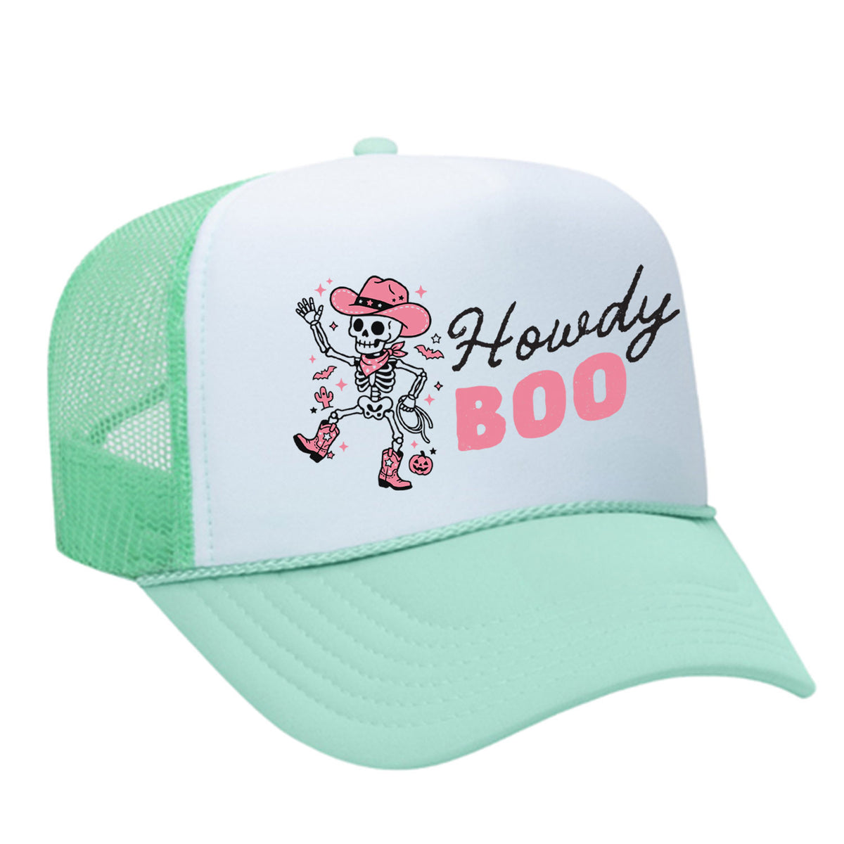 Howdy Boo Foam Trucker Hat