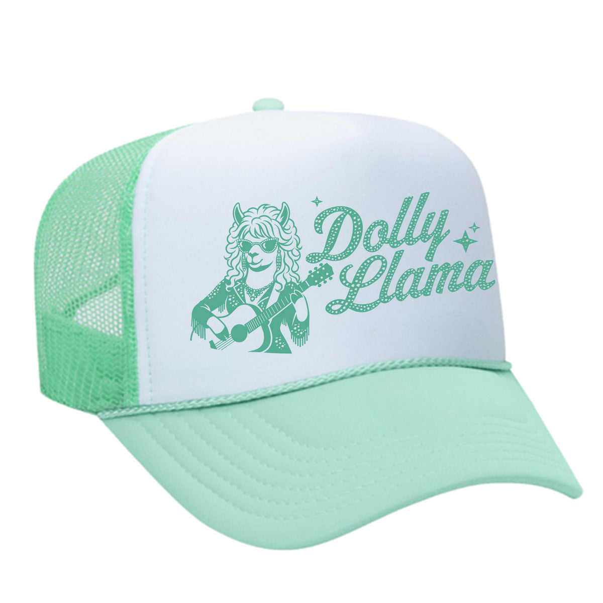 Dolly Llama Foam Trucker Hat