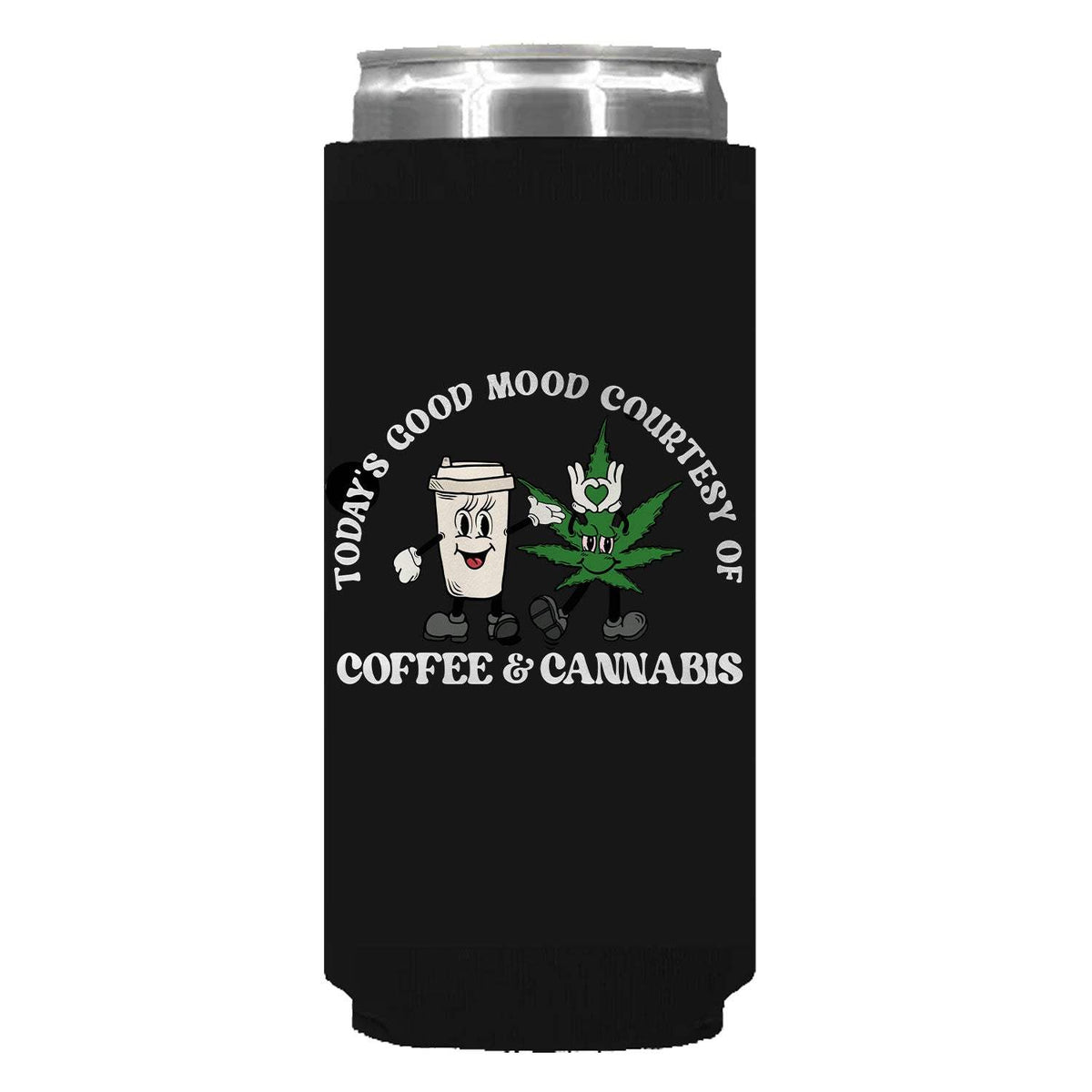 Coffee & Cannibis Can Sleeve - Slim