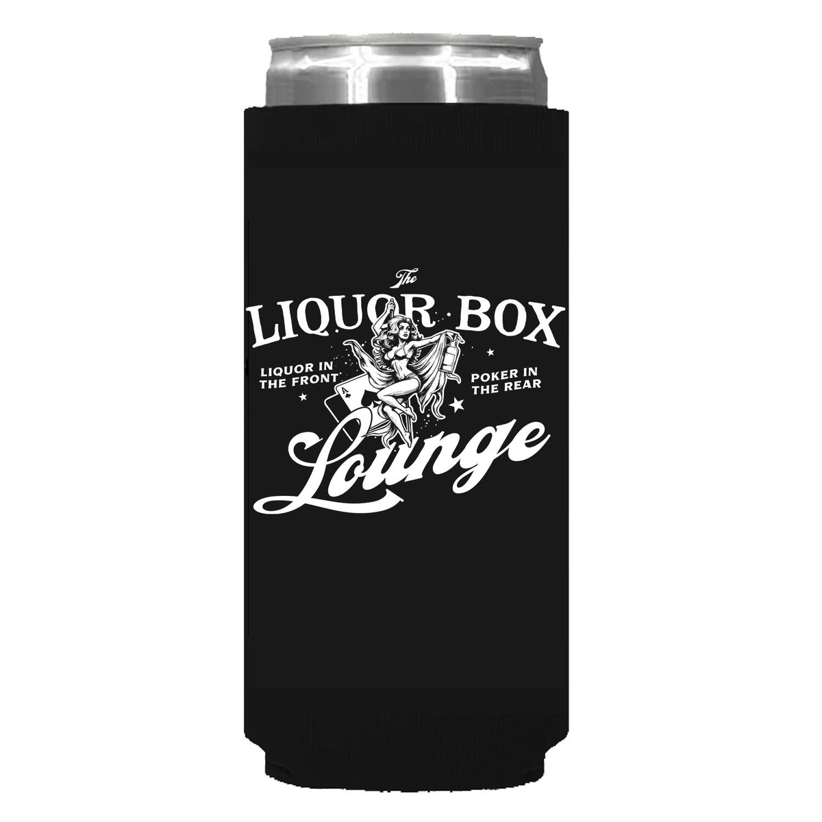 The Liquor Box Lounge Can Sleeve