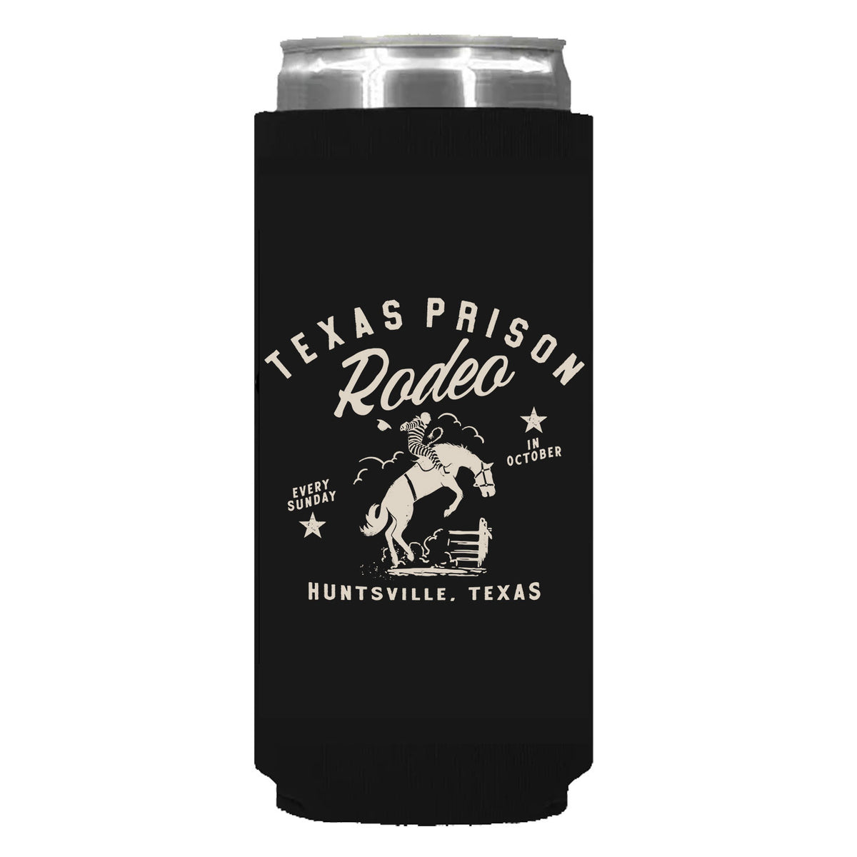 Texas Prison Rodeo Can Sleeve