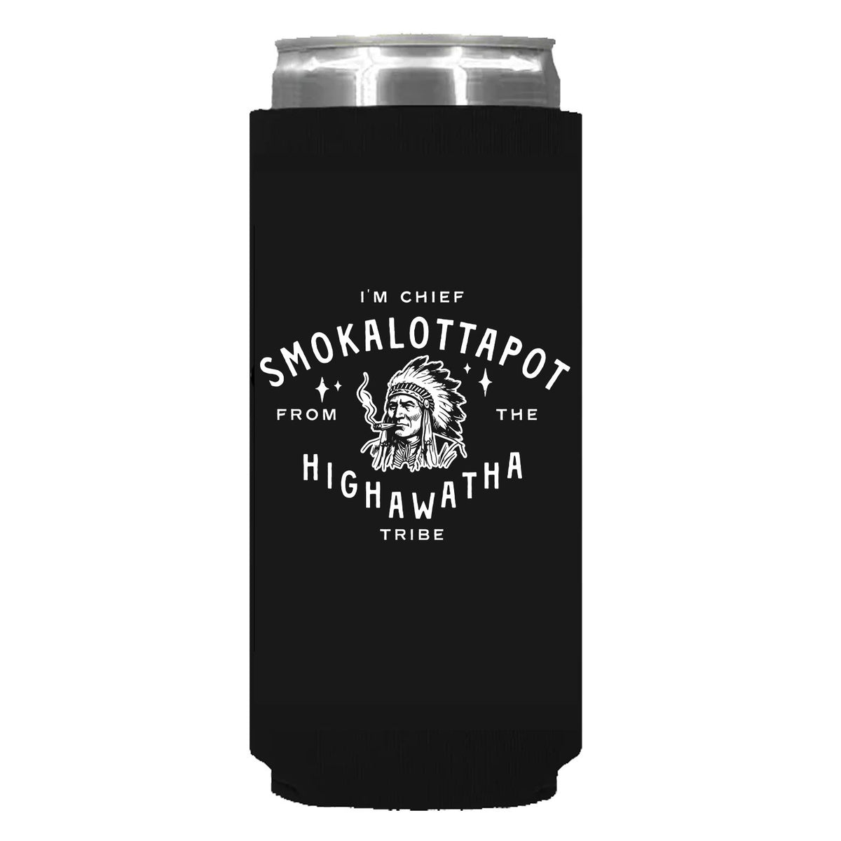 Chief Smokalottapot Can Sleeve