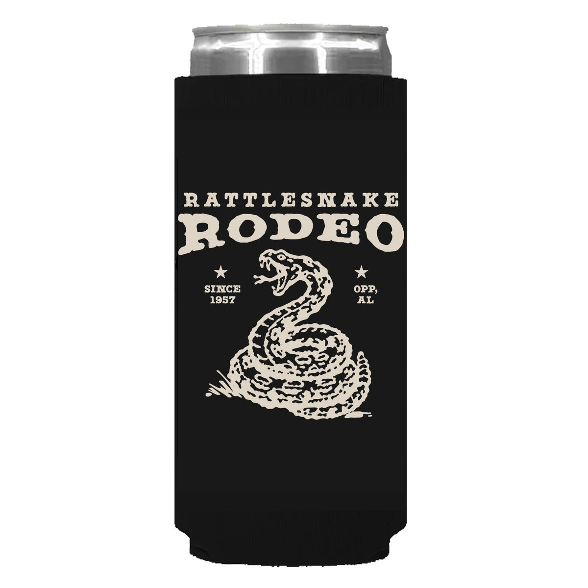 Rattlesnake Rodeo Can Sleeve
