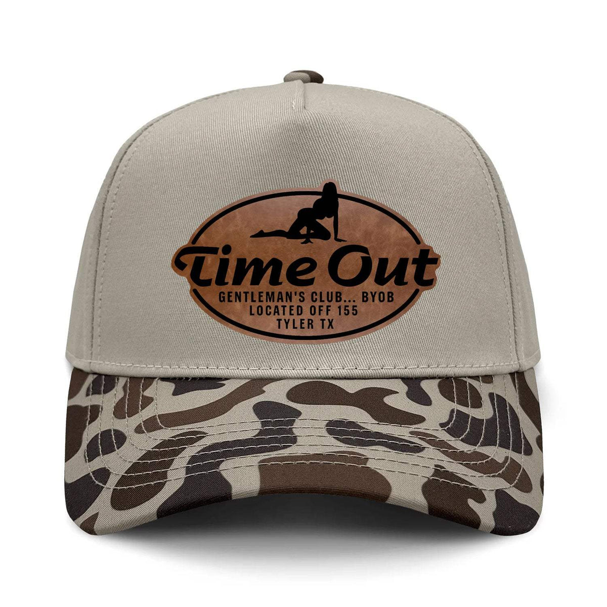 Time Out Gentleman's Club 5-Panel Hybrid Camo Hat - Slough