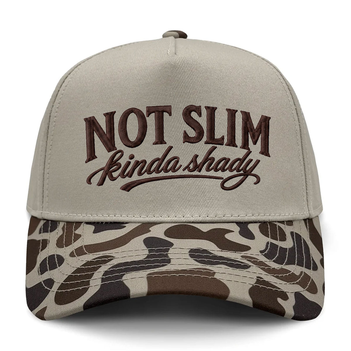 Not Slim Kinda Shady Embroidered Hat