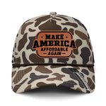 Make America Affordable Again Performance Leather Patch Hat - Slough
