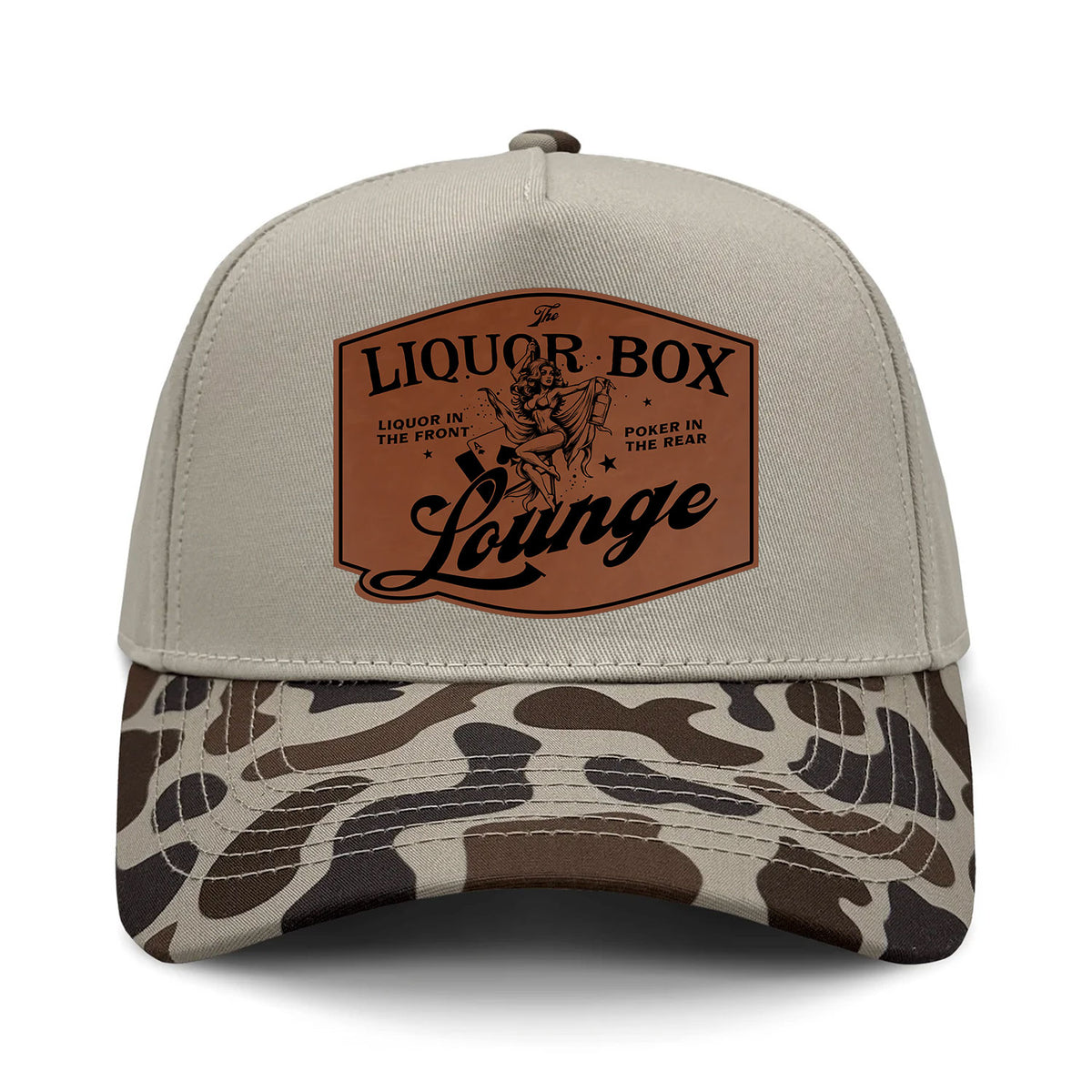 The Liquor Box Lounge Hybrid Camo Hat
