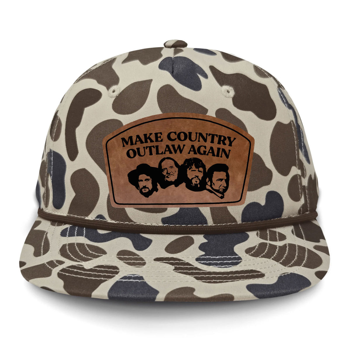 Make Country Outlaw Again Flat Bill Rope