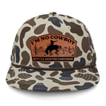 I'm NoCowboy Flat Bill Rope Leather Patch Hat