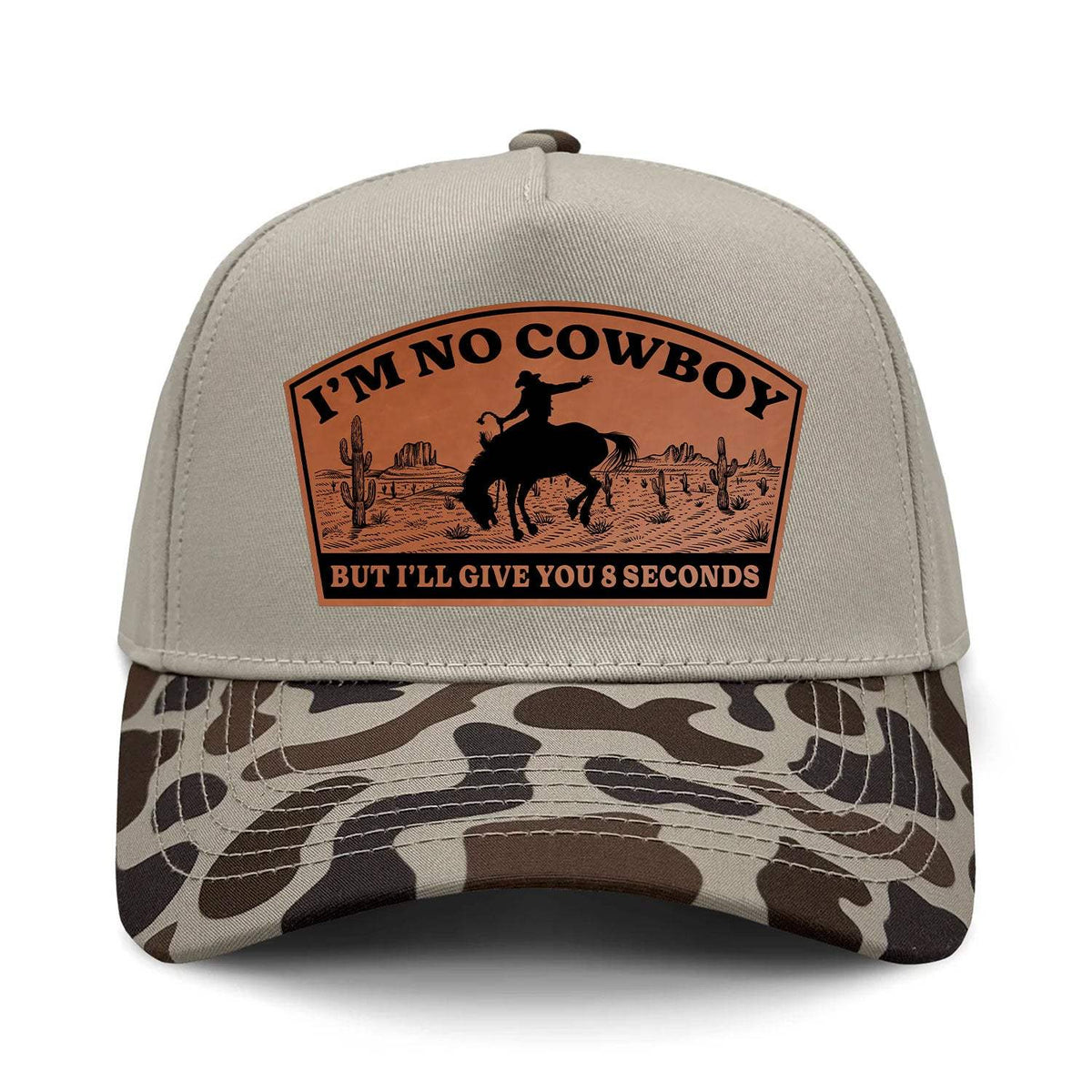 I'm No Cowboy Hybrid Camo Hat - Slough