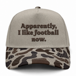Apparently, I Like Football Embroidered Hat