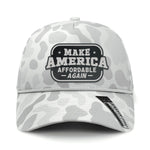 Make America Affordable Again Performance Leather Patch Hat - Sneaux