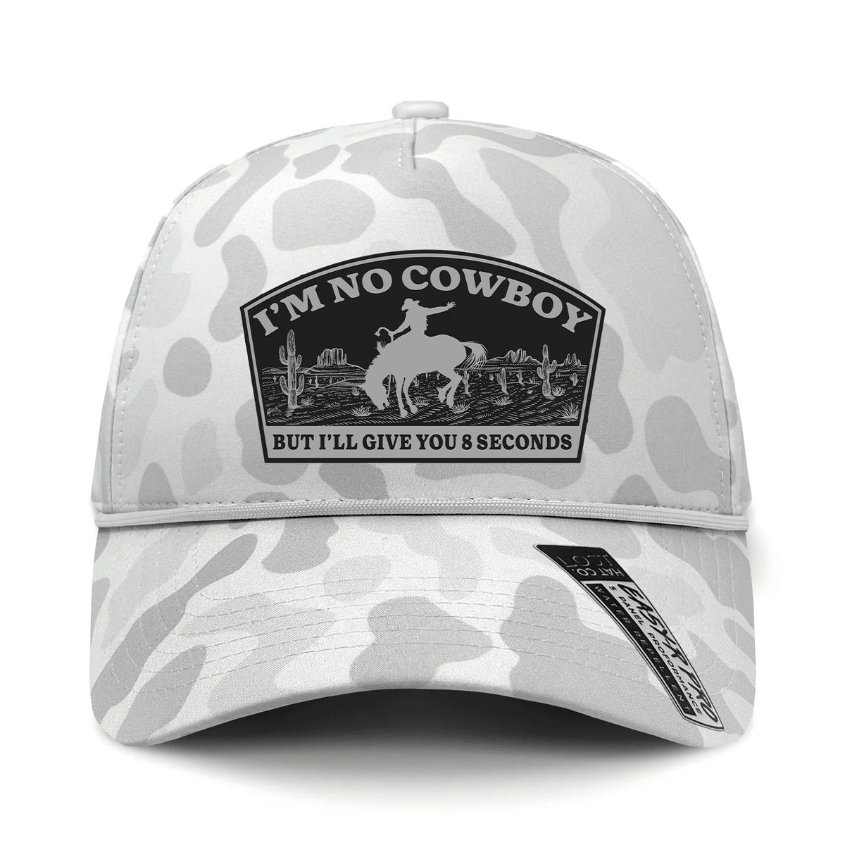 I'm No Cowboy Performance Leather Patch Hat