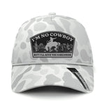 I'm No Cowboy Performance Leather Patch Hat