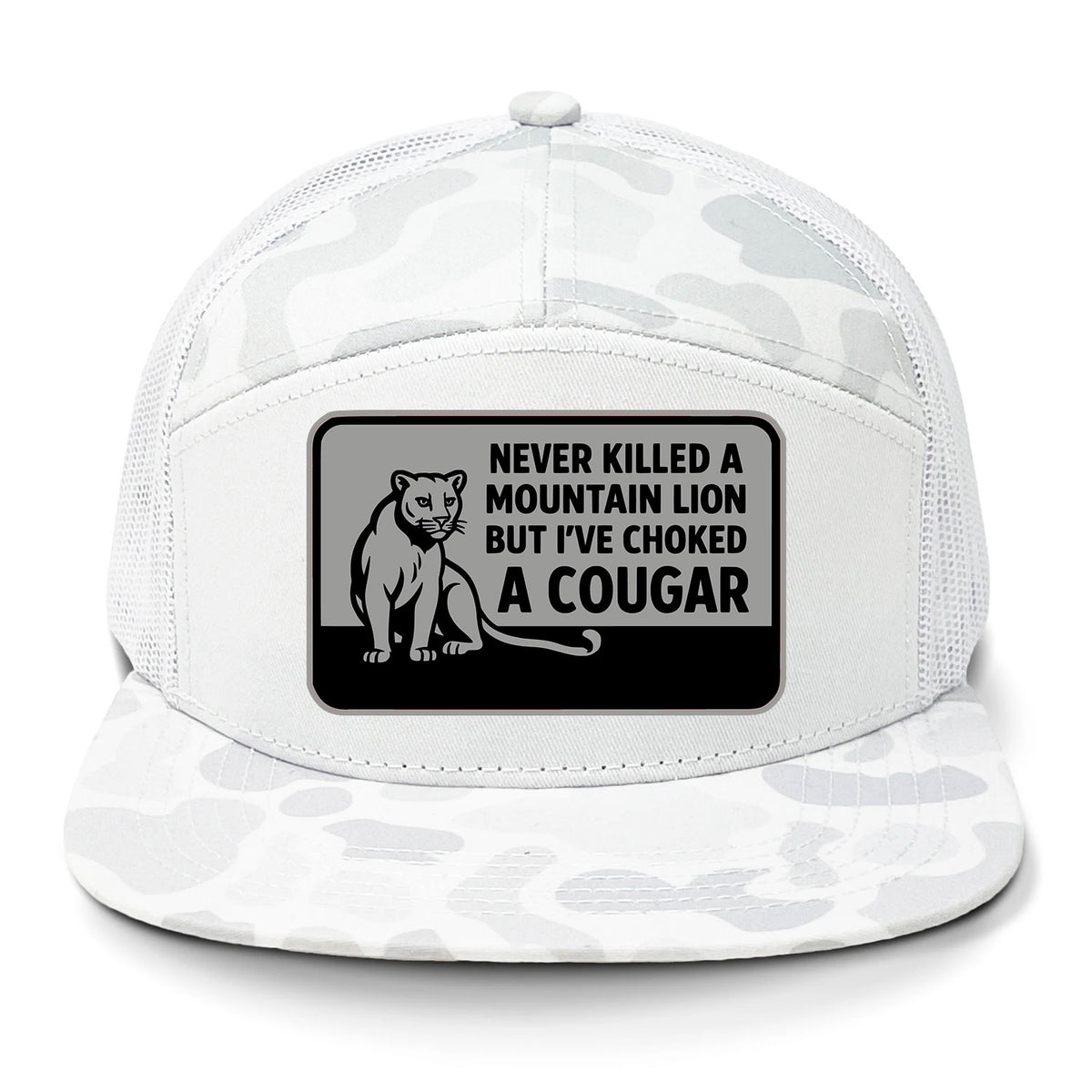 Choked A Cougar 7 Panel Hat