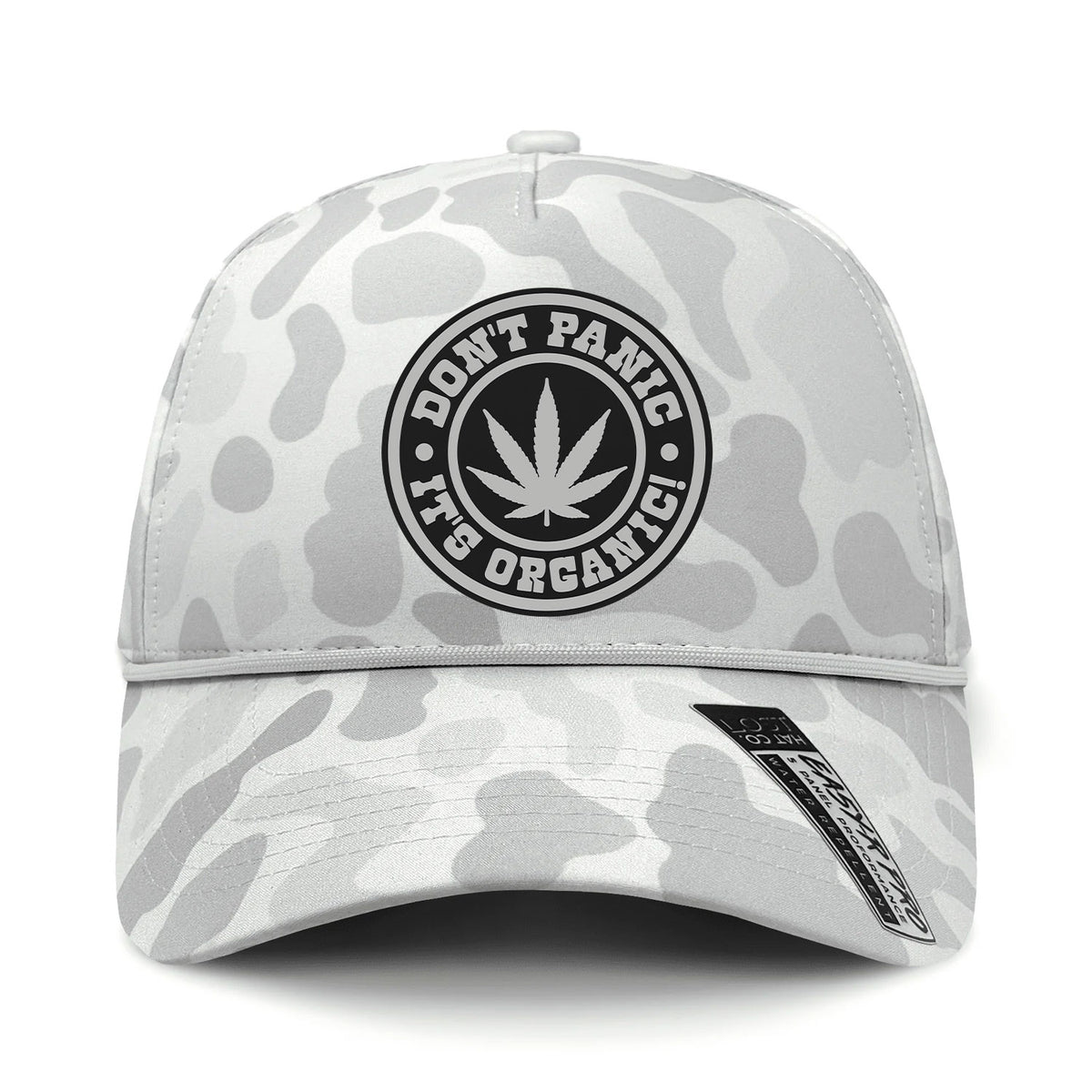 Don't Panic It's Organic Performance Leather Patch Hat