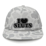 I Love Sluts Flat Bill Rope