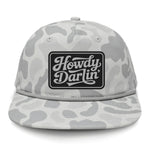 Howdy Darlin' Flat Bill Rope Leather Patch Hat