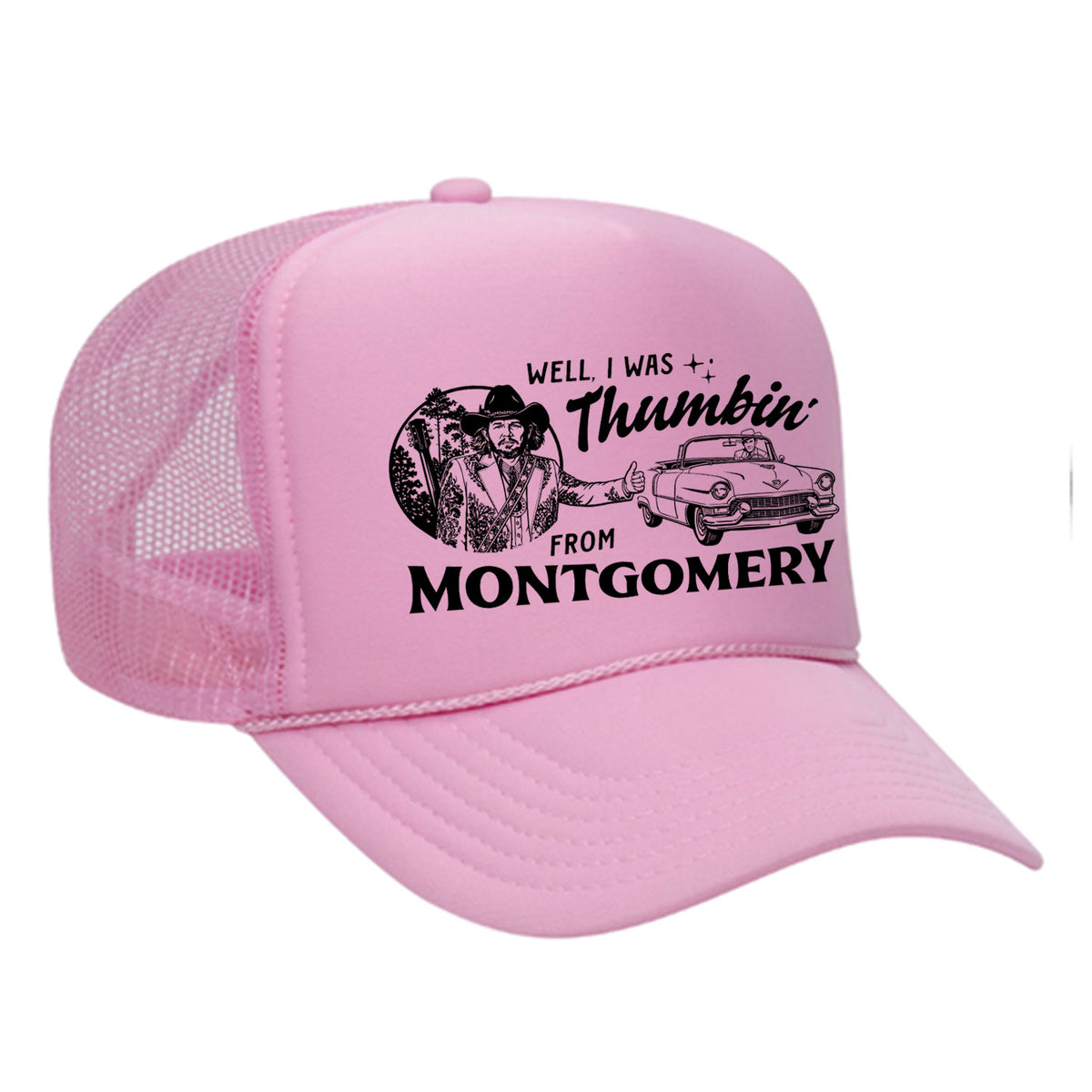 Thumbin' From Montgomery Foam Trucker Hat