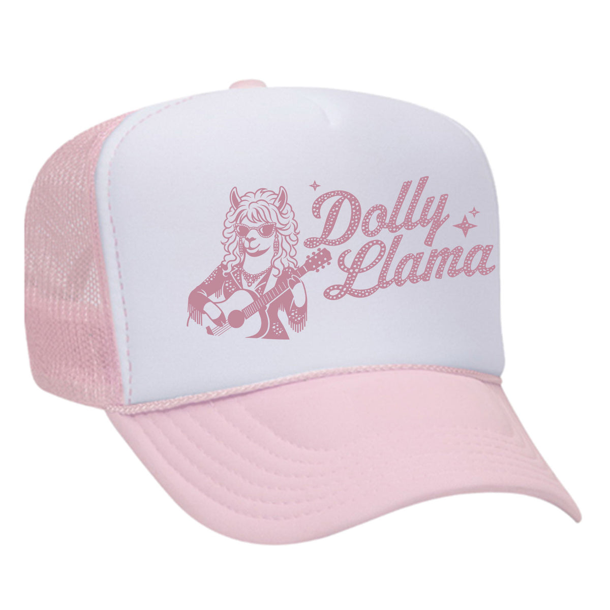 Dolly Llama Foam Trucker Hat
