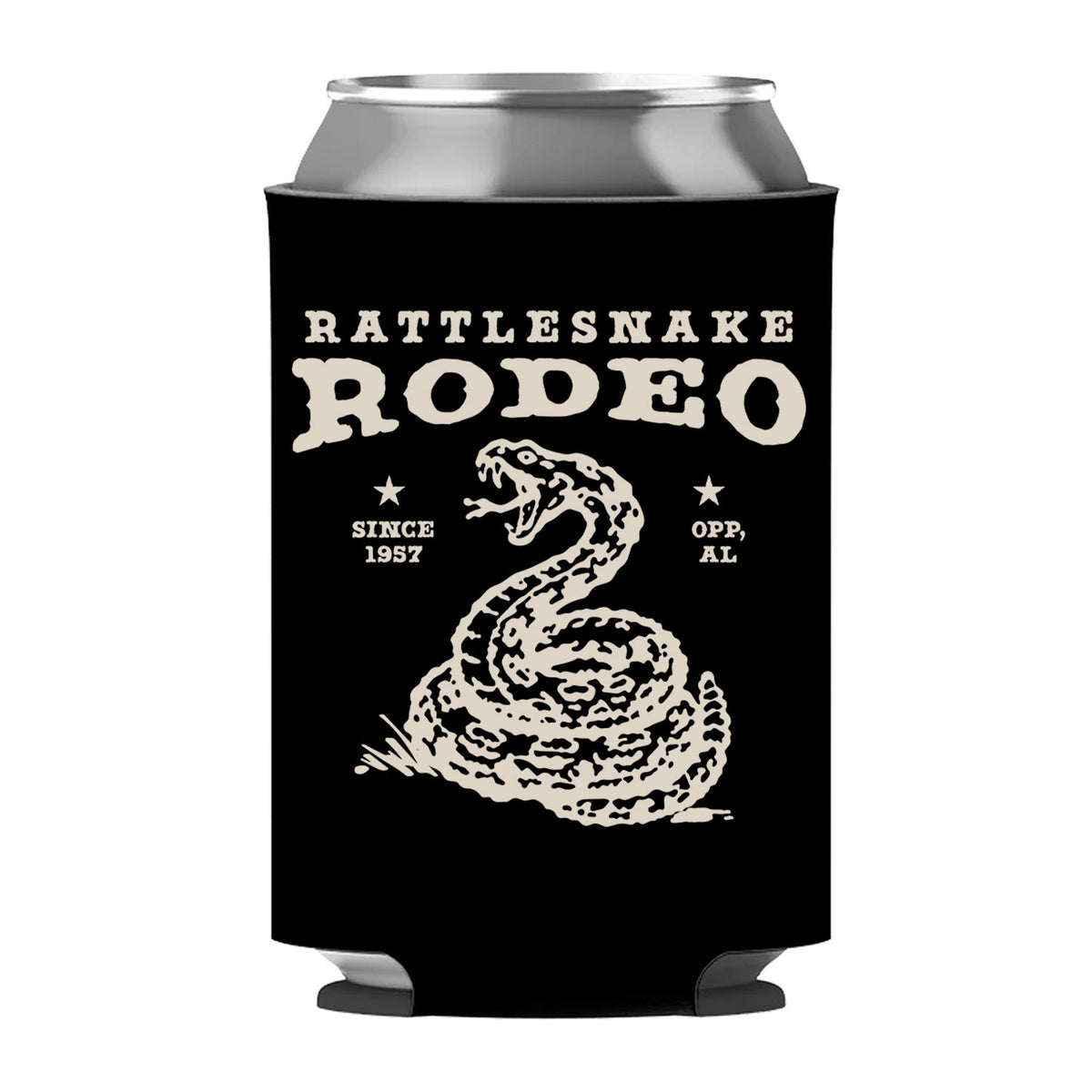 Rattlesnake Rodeo Can Sleeve