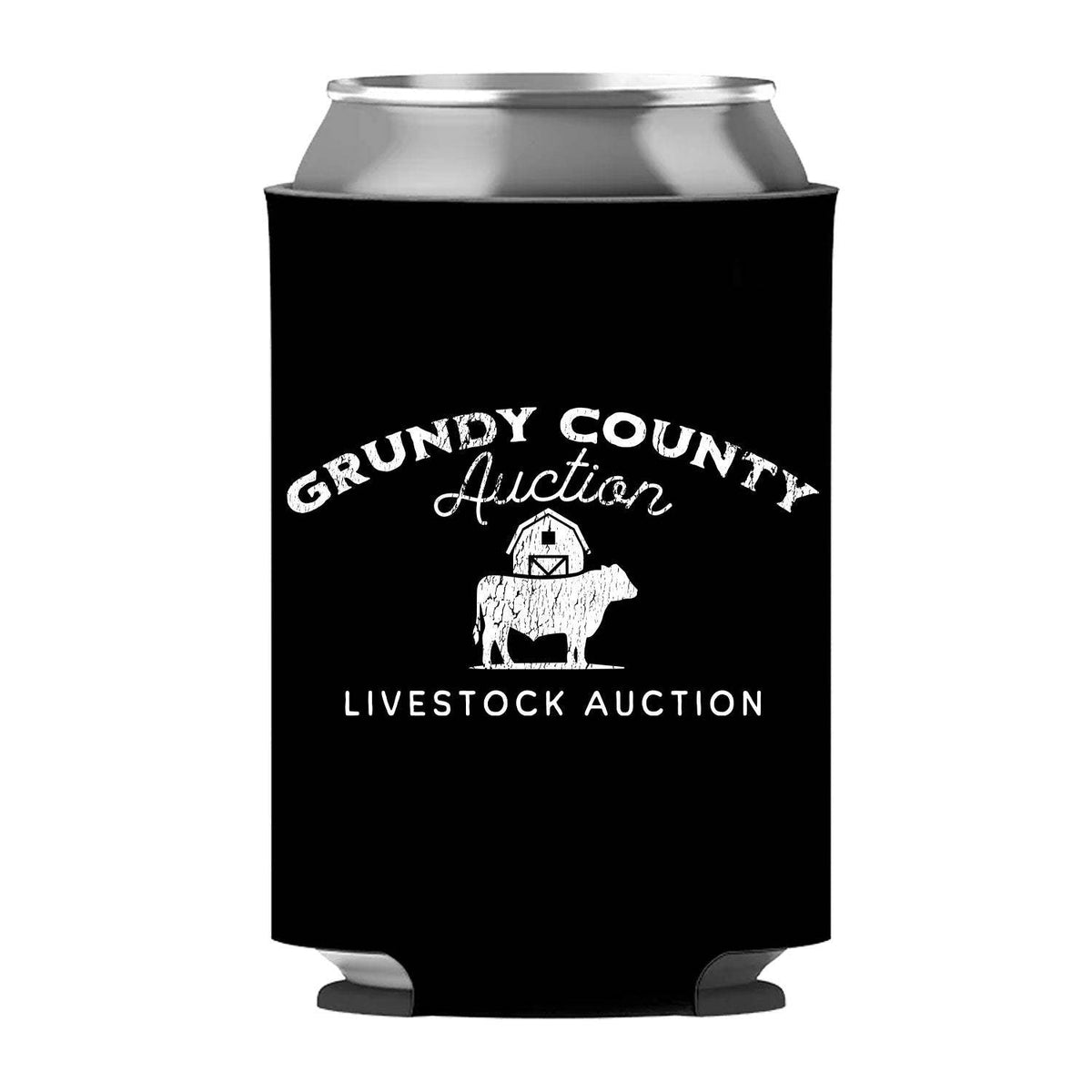 Grundy County Auction Can Sleeve - Standard