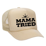 Mama Tried Foam Trucker Hat - Tan