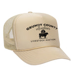 Grundy County Auction Foam Trucker Hat
