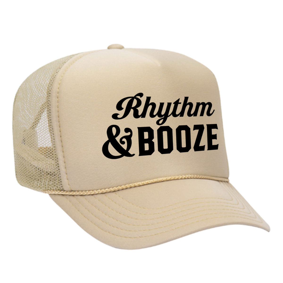 Rhythm & Booze Foam Trucker Hat
