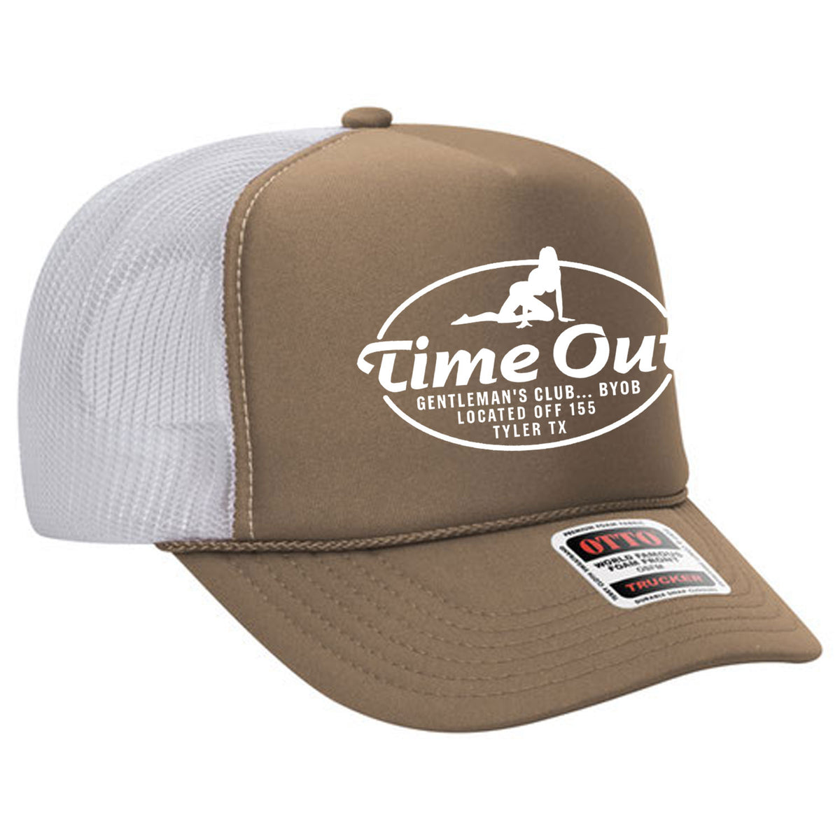 Time Out Gentleman's Club Foam Trucker Hat Limited Edition