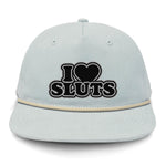 I Love Sluts Flat Bill Rope