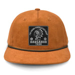 Chief Pokalotatwat Flat Bill Rope Leather Patch Hat