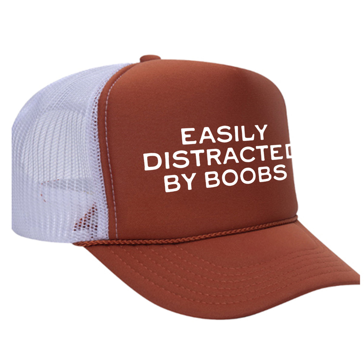 Easily Distracted By Boobs Foam Trucker Hat