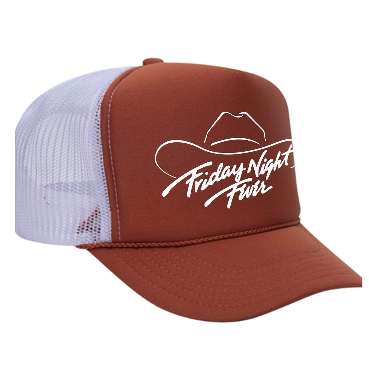 Friday Night Fever Foam Trucker Hat - Texas Orange
