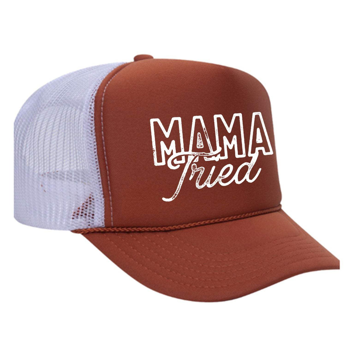 Mama Tried Foam Trucker Hat - Texas Orange