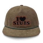 I Love Sluts Flat Bill Rope