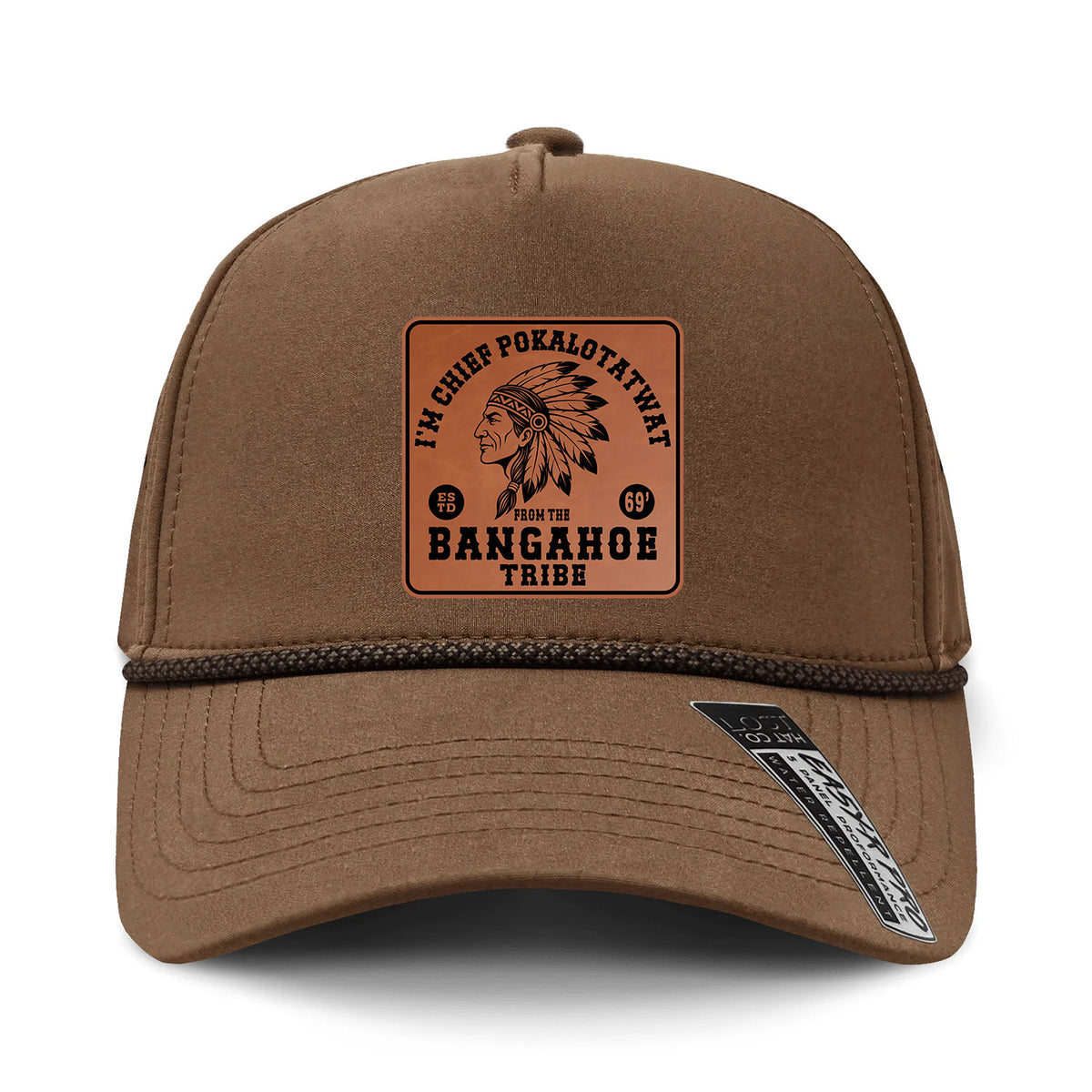 Chief Pokalotatwat Performance Leather Patch Hat