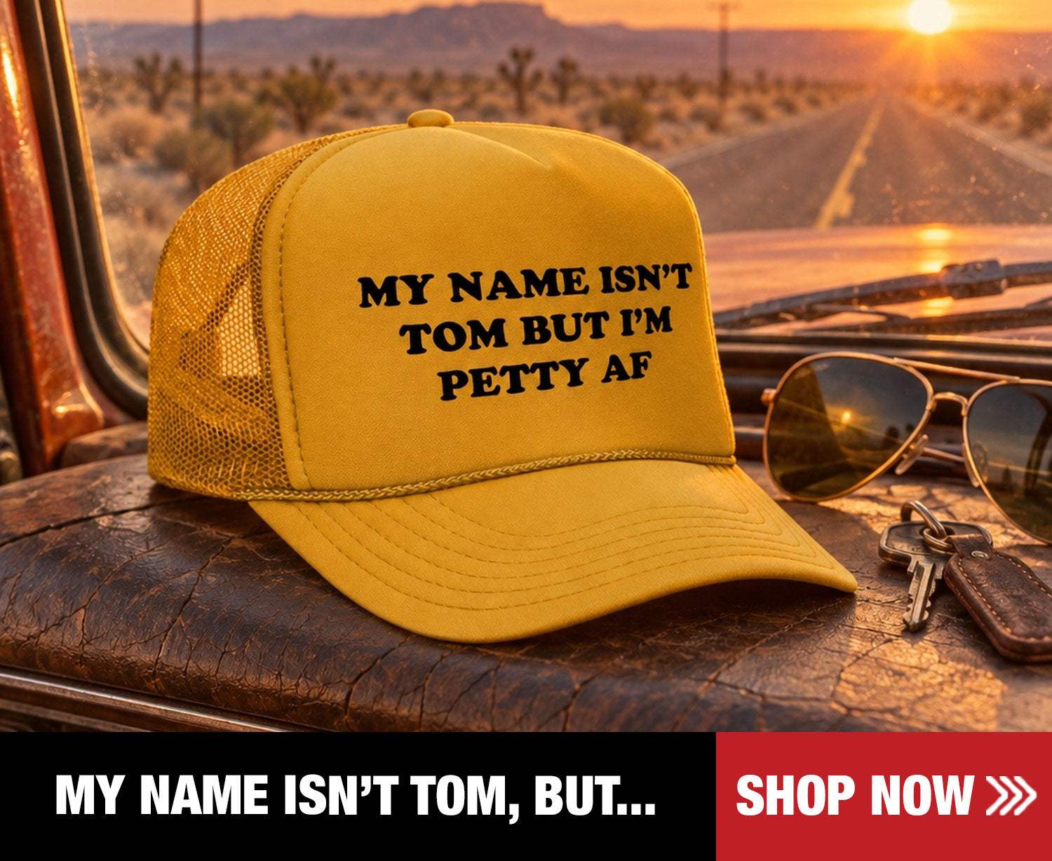 My Name Isn't Tom hat collection