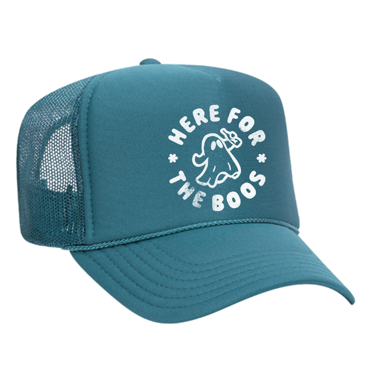 Here For The Boos Foam Trucker Hat