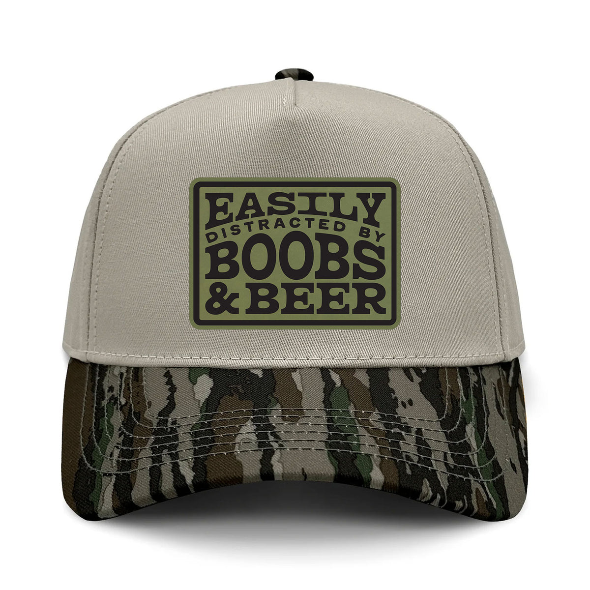 Easily Distracted By Boobs & Beer Patch Hat