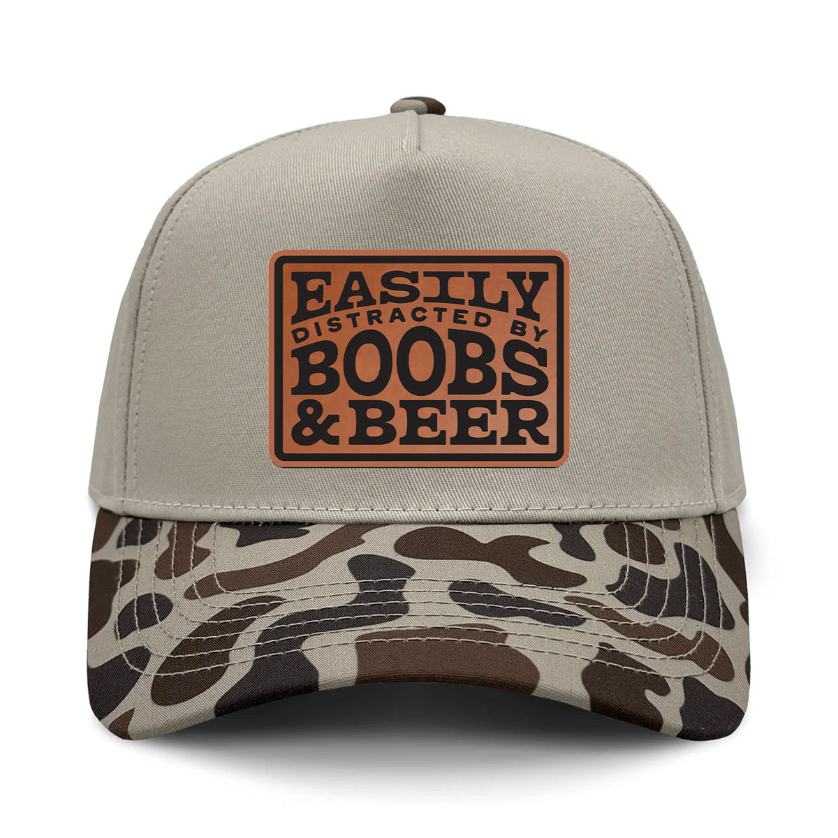 Easily Distracted By Boobs & Beer Patch Hat