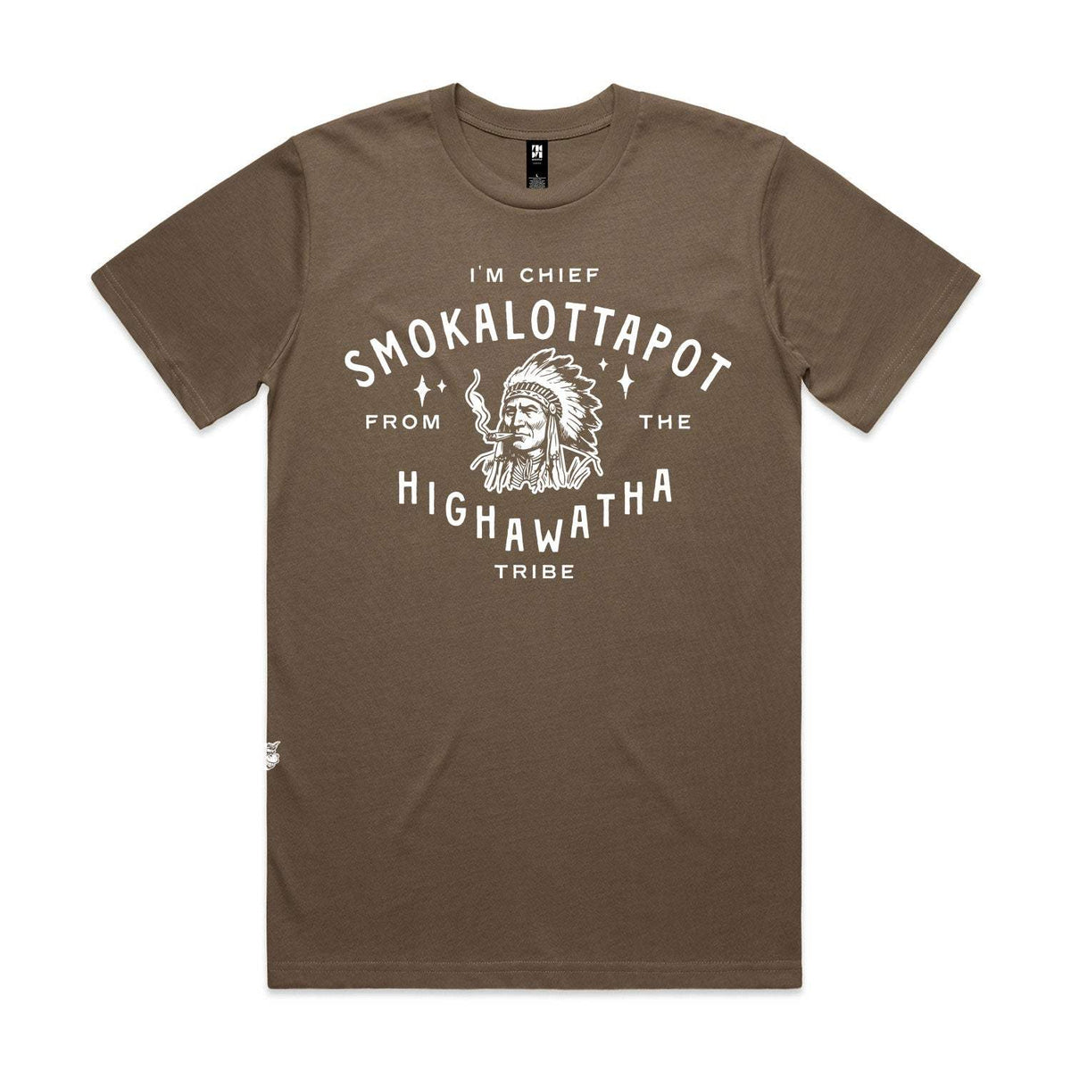 Chief Smokalottapot Premium Tee - Walnut