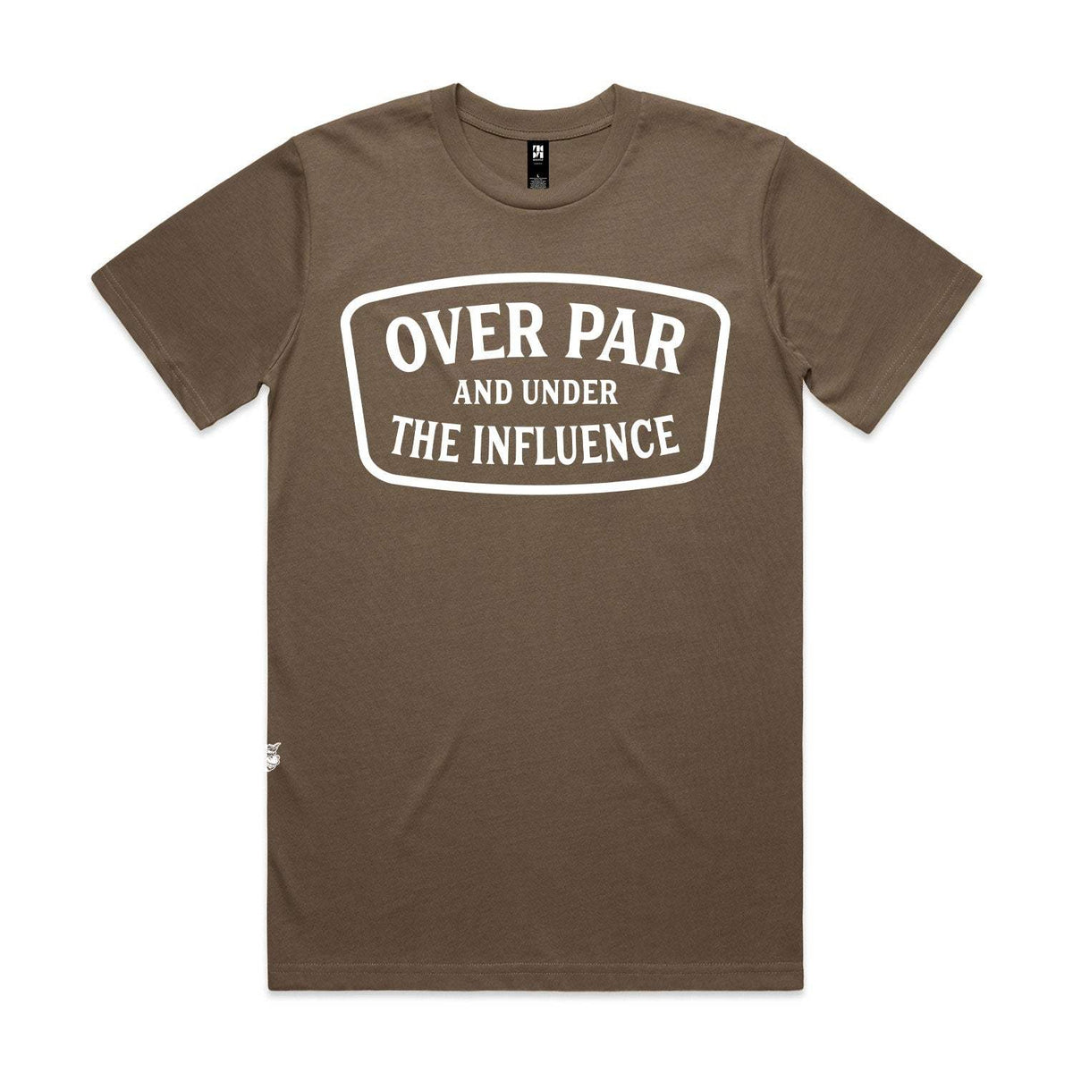 Over Par & Under The Influence Premium Tee - Walnut