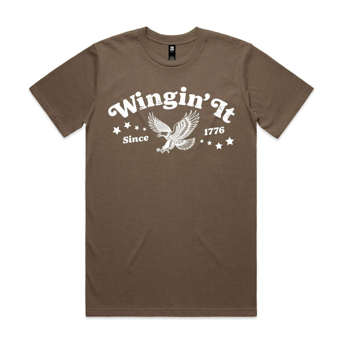 Wingin' It Premium Tee - Walnut