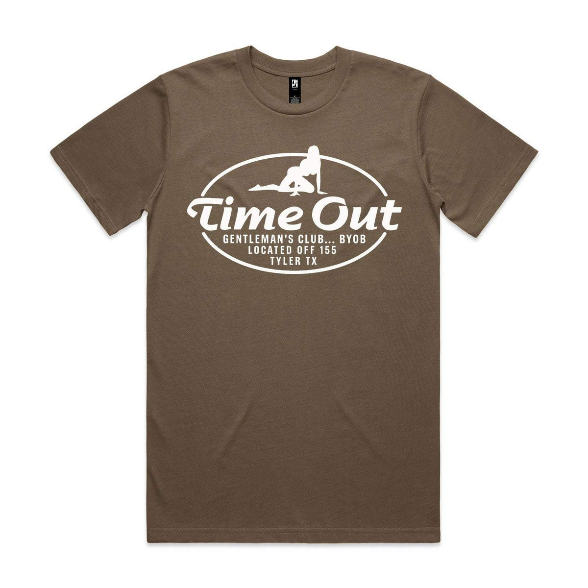 Time Out Gentleman's Club Premium Tee - Walnut