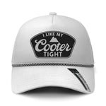I Like My Cooter Tight Performance Leather Patch Hat